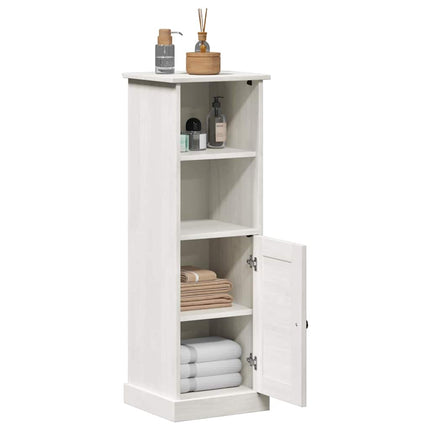 Badrumsskåp VIGO Vit och antikvit 37 x 34 x 110 cm Massiv furu