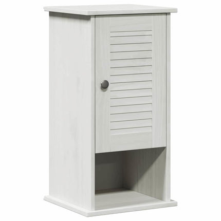 Badrumsskåp VIGO Vit och antikvit 37 x 34 x 71,5 cm Massiv furu