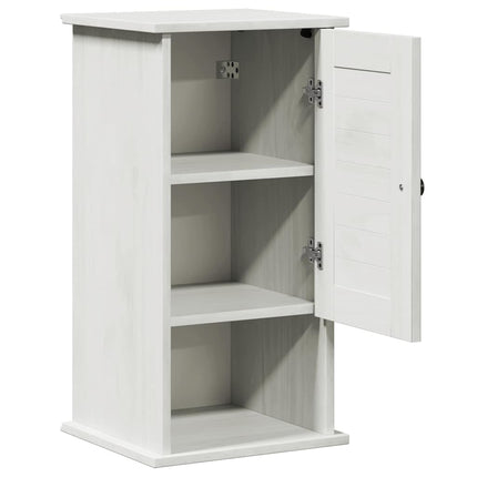Badrumsskåp VIGO Vit och antikvit 37 x 34 x 71,5 cm Massiv furu