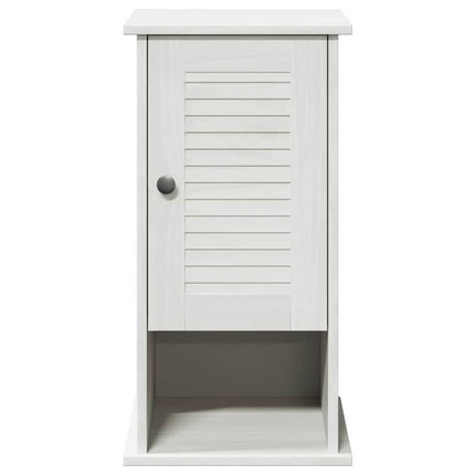 Badrumsskåp VIGO Vit och antikvit 37 x 34 x 71,5 cm Massiv furu