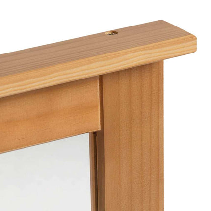 Spegel med spegel VIGO Honung brun 55,5 x 5 x 70 cm Massiv furu
