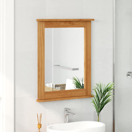 Spegel med spegel VIGO Honung brun 55,5 x 5 x 70 cm Massiv furu