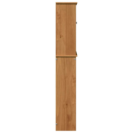 Toalett skåp med dörr VIGO Brun och honungsgul 60 x 27 x 161 cm