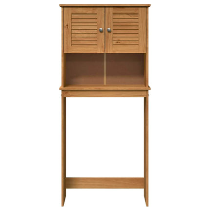 Tvättmaskinskåp VIGO Brun och honungsgul 72,5 x 27 x 161 cm