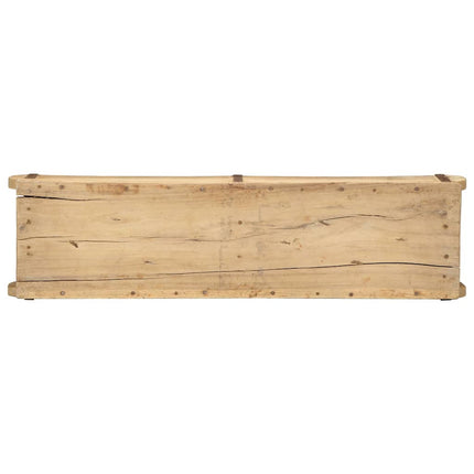 Bricka med lagring Brun 57 x 15 x 9 cm Solid återvunnen trä