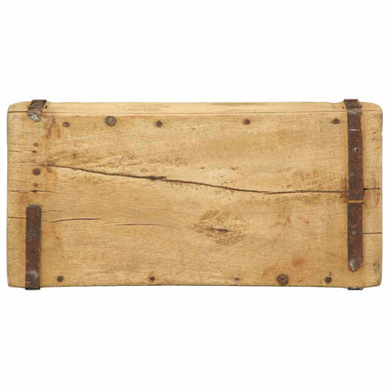 Bricka 4 pcs Brun 30 x 14 x 9 cm Solid återvunnen trä