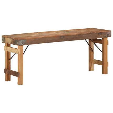 bänk Naturfärg 110 x 35 x 46 cm Återvunnet Gamla Trä