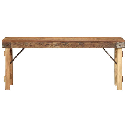 bänk Naturfärg 110 x 35 x 46 cm Återvunnet Gamla Trä