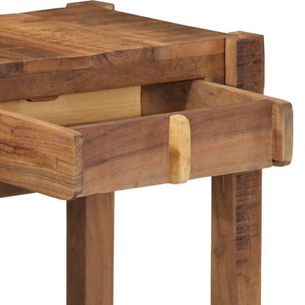 Konsolbord med låda Brun 107 x 33 x 76 cm Solid återvunnen trä