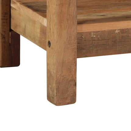 Konsolbord med låda Brun 107 x 33 x 76 cm Solid återvunnen trä