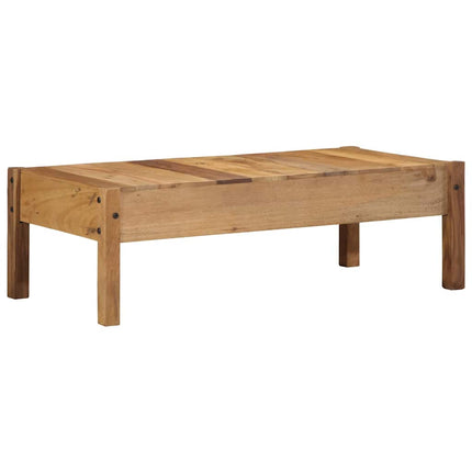 Kaffeebord med låda Brun 110 x 54 x 35 cm Solid återvunnen trä