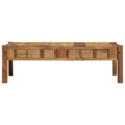 Kaffeebord med låda Brun 110 x 54 x 35 cm Solid återvunnen trä