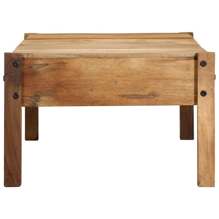 Kaffeebord med låda Brun 110 x 54 x 35 cm Solid återvunnen trä