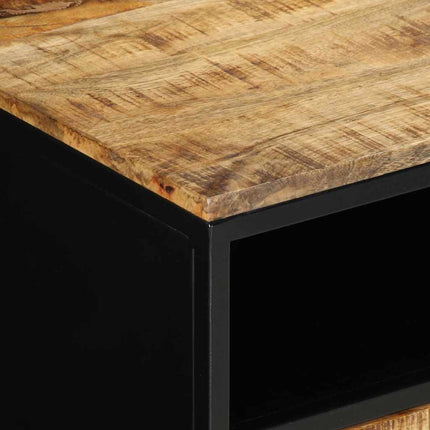 Kaffeebord Brun 90 x 50 x 40 cm Massivt Mangoträd och Metall