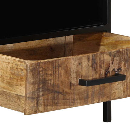 Kaffeebord Brun 90 x 50 x 40 cm Massivt Mangoträd och Metall