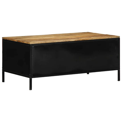 Kaffeebord Brun 90 x 50 x 40 cm Massivt Mangoträd och Metall