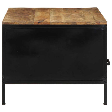 Kaffeebord Brun 90 x 50 x 40 cm Massivt Mangoträd och Metall