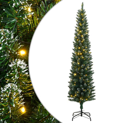 Plastgran smal 150 LEDs 150 cm
