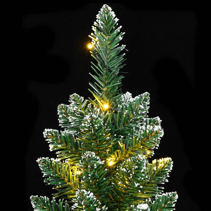 Plastgran smal 150 LEDs 150 cm