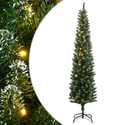 Plastgran smal 300 LEDs 240 cm