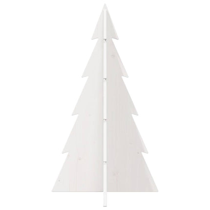 Julgran trä vit 80 cm massiv furu