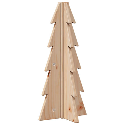 Julgran i trä 49 cm massiv furu