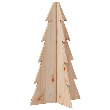 Julgran trä 69,5 cm massiv furu