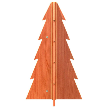 Julgran trä vaxbrun 69,5 cm massiv furu
