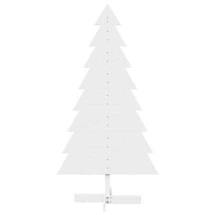 Julgran trä vit 150 cm massiv furu