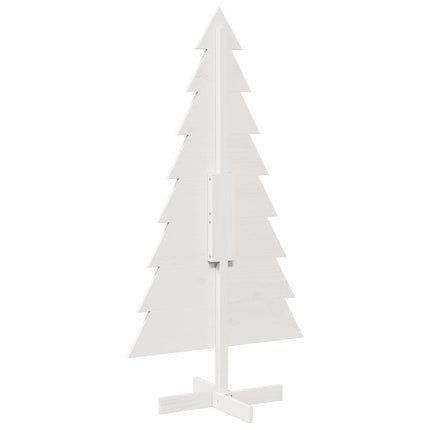Julgran trä vit 150 cm massiv furu