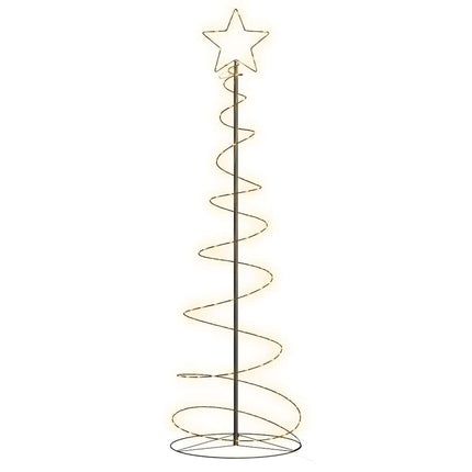 LED julgran 120 LEDs varmvit 180 cm