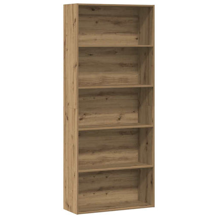 Bokhylla ek 80x30x189 cm konstruerat trä