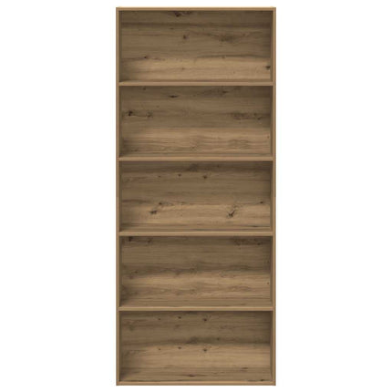 Bokhylla ek 80x30x189 cm konstruerat trä