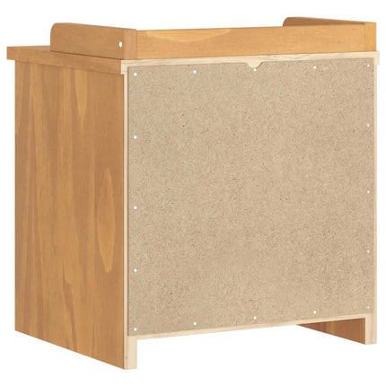 Hallbänk SANDNES 45x40x50 cm massiv trä furu