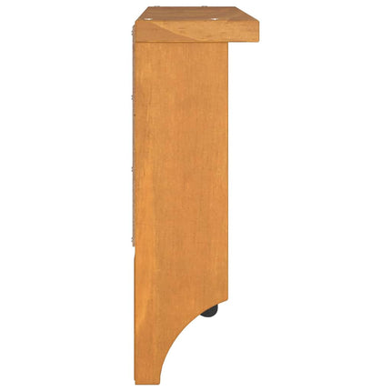 Vägghängd klädhängare SANDNES 45x12x35 cm massiv trä furu