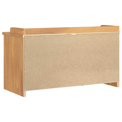 Hallbänk SANDNES 87x40x50 cm massiv trä furu