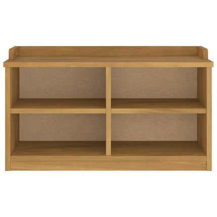 Hallbänk SANDNES 87x40x50 cm massiv trä furu