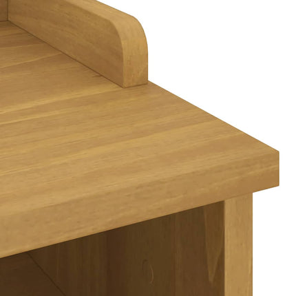Hallbänk SANDNES 87x40x50 cm massiv trä furu