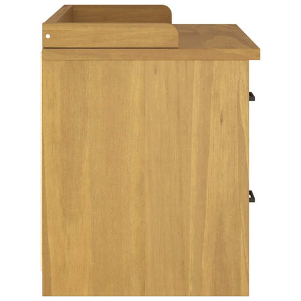 Hallbänk SANDNES 87x40x50 cm massiv trä furu