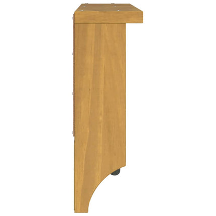 Vägghängd klädhängare SANDNES 87x12x35 cm massiv trä furu