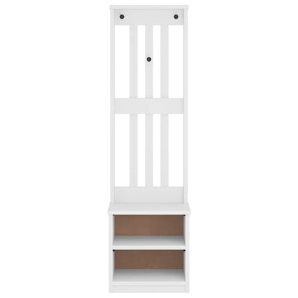 Hallgran "SANDNES" vit 45x40x159,5 cm massiv trä furu