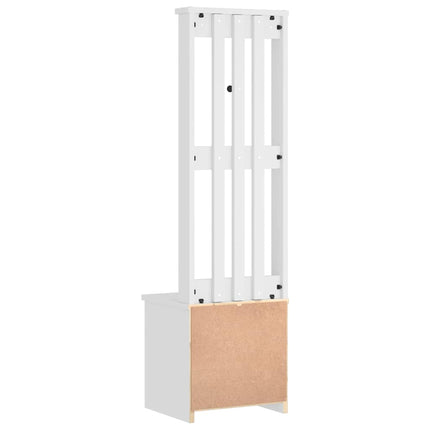 Hallgran "SANDNES" vit 45x40x159,5 cm massiv trä furu