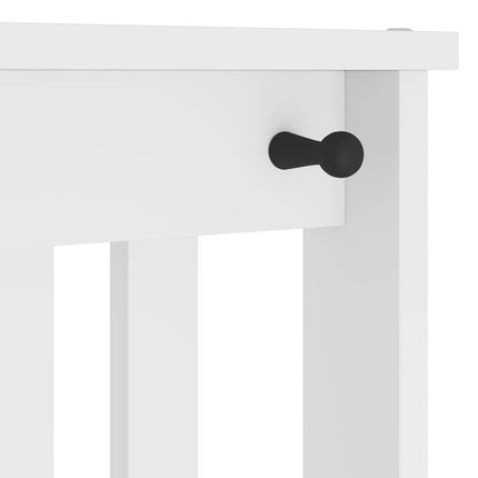 Hallgran "SANDNES" vit 45x40x159,5 cm massiv trä furu