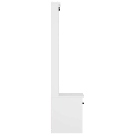 Hallgran "SANDNES" vit 45x40x159,5 cm massiv trä furu