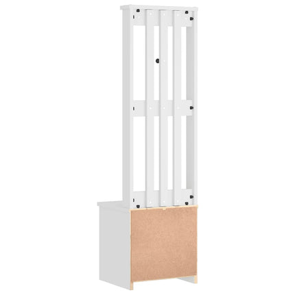 Hallgran "SANDNES" vit 45x40x159,5 cm massiv trä furu