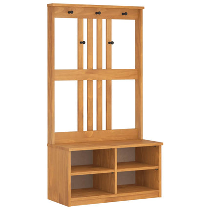 Hallträd SANDNES 87x40x159,5cm massiv träfuru
