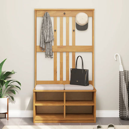 Hallträd SANDNES 87x40x159,5cm massiv träfuru