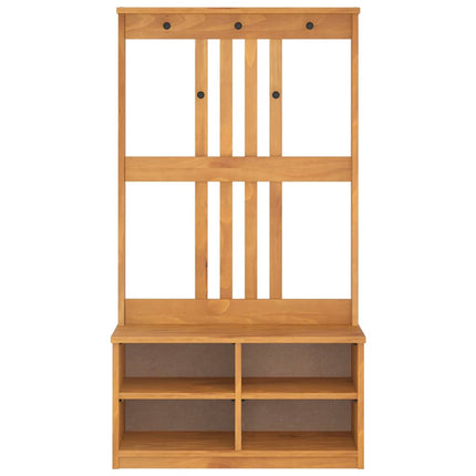 Hallträd SANDNES 87x40x159,5cm massiv träfuru