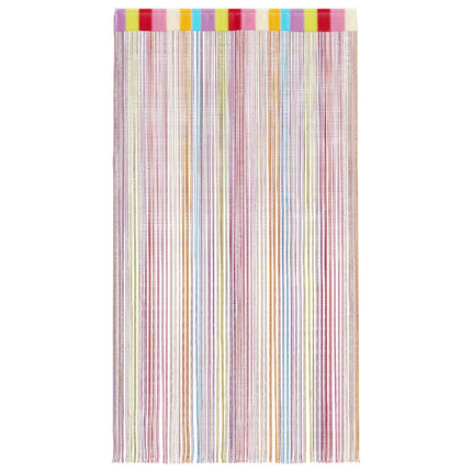 Stränggardiner 2 st flerfärgad 100x250 cm