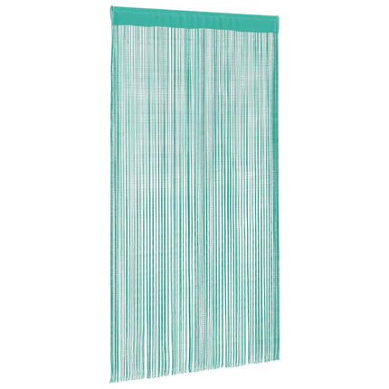 Stränggardiner 2 st turkos 100x250 cm